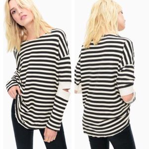 Splendid West Village Stripe Cut Out Tunic Sz S
